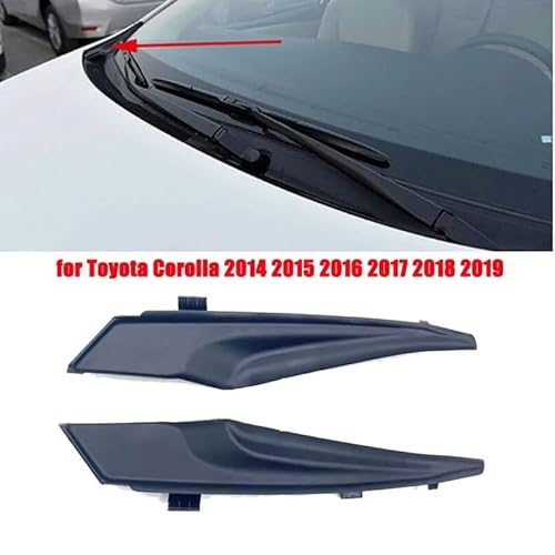 Auto-Frontscheiben-Wrap-Eckverkleidung, Wischer-Seitenverkleidung, Deckel, 5382402140, kompatibel mit Toyota Corolla 2014–2019(Right 53823-02140) von RQEYUNP