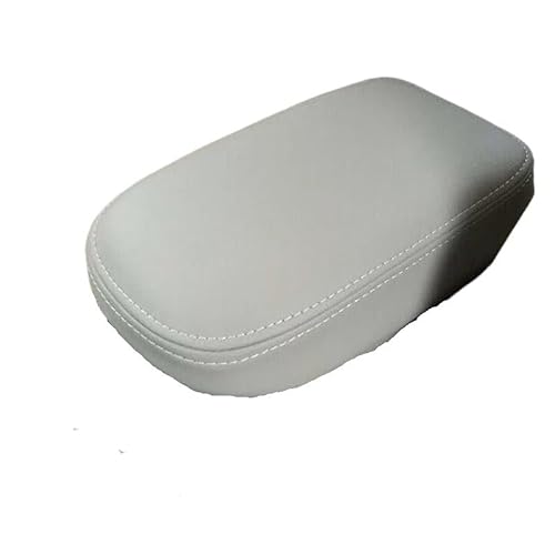 Auto-Mittelkonsolendeckel-Armlehnenabdeckung, Innenausstattung, Lederbezug, kompatibel mit Toyota Corolla 2007–2012(Gray) von RQEYUNP