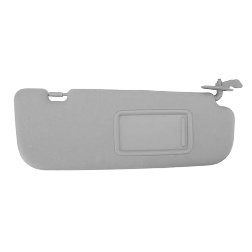 Auto-Sonnenblende, Beifahrerseite mit Spiegel, Innen-Sonnenschutz, 852103X000TX, kompatibel mit Hyundai Elantra 2011–2015(Grey Right) von RQEYUNP