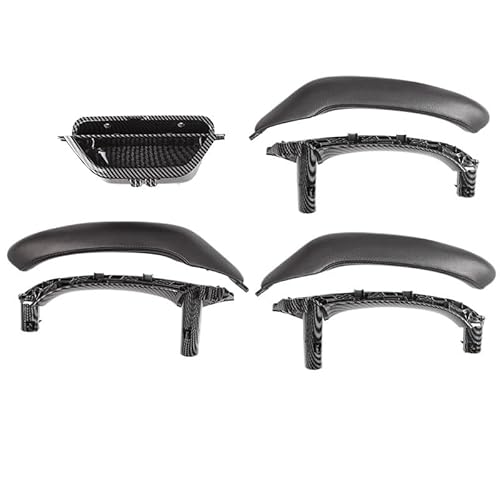 Autotürgriff for BMW X3 X4 F26 F25 2011-2017 Innentür-Zuggriffe, Abdeckung ersetzen, Autotürgriff-Baugruppe(Assembly CarbonBlack) von RQEYUNP
