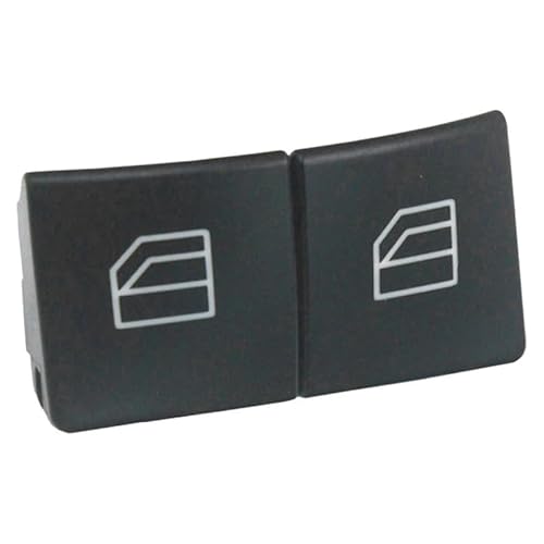 Fensterschalter-Tastenabdeckungen, kompatibel mit Mercedes Benz, Reparaturkappen for Fensterschalter vorne Links + rechts Fensterschalter-Tastenabdeckungen, kompatibel mit Mercedes Benz, Reparaturkappen for Fensterschalter vorne Links + rechts von RQEYUNP