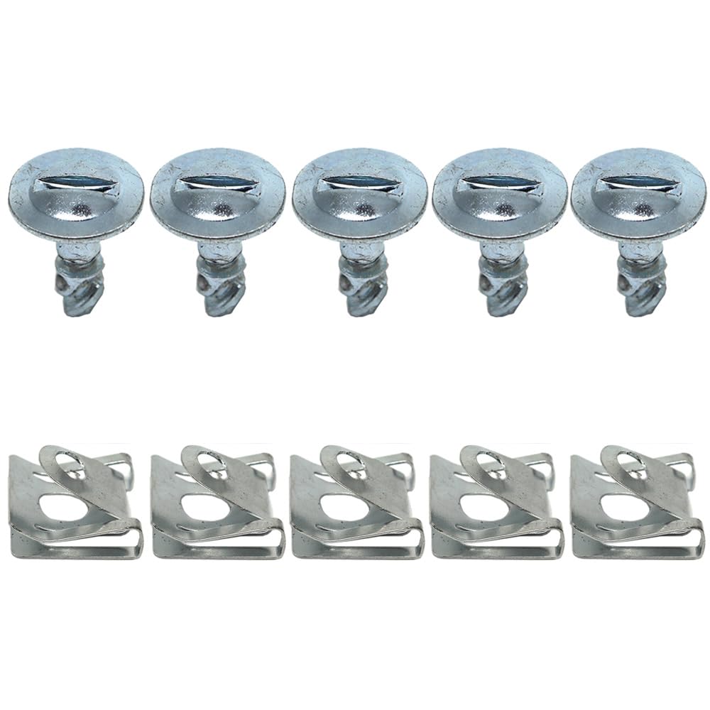 Kompatibel mit Audi A6 C4 D2 Coupe B3 TT 8N Motor-Unterbodenschutz, Befestigungsclips, Schrauben, Unterbodenschutz, Nieten, 4A0805163(Silver) von RQEYUNP
