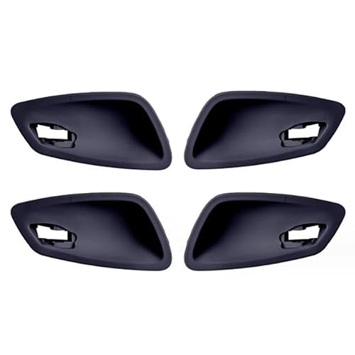 Kompatibel mit BMW 3er E90 E91 2005-2012 LHD RHD Autotür-Innengriffschalen-Abdeckungsverkleidung(Black,4pcs) von RQEYUNP