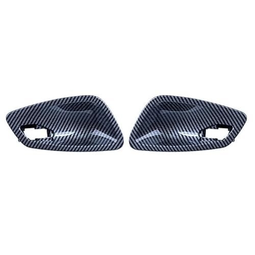 Kompatibel mit BMW 3er E90 E91 2005-2012 LHD RHD Autotür-Innengriffschalen-Abdeckungsverkleidung(Carbon Fiber,2pcs) von RQEYUNP