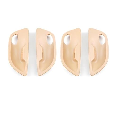 Kompatibel mit BMW 5 Series F10 2013-2018 2011-2016 LHD RHD Autotür-Innengriffschalen-Abdeckungsverkleidung(2 pcs Beige) von RQEYUNP