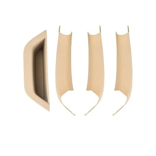 Kompatibel mit BMW X3 X4 F25 F26 2010 2011 2012 2013 2014 2015 2016 Auto-Innentürgriff-Panel-Zugabdeckung(Beige 4pc) von RQEYUNP