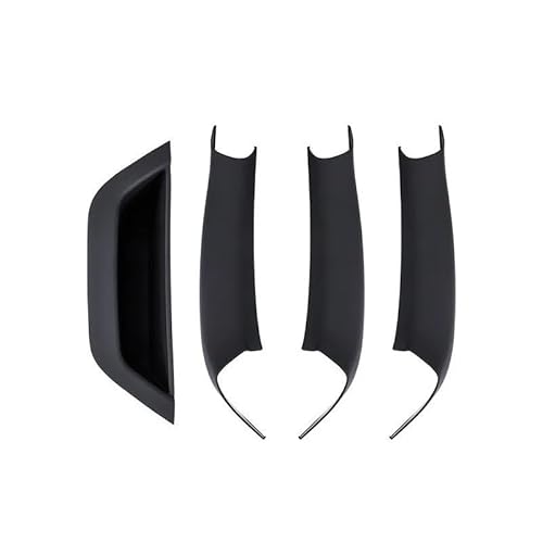 Kompatibel mit BMW X3 X4 F25 F26 2010 2011 2012 2013 2014 2015 2016 Auto-Innentürgriff-Panel-Zugabdeckung(Black 4pc) von RQEYUNP