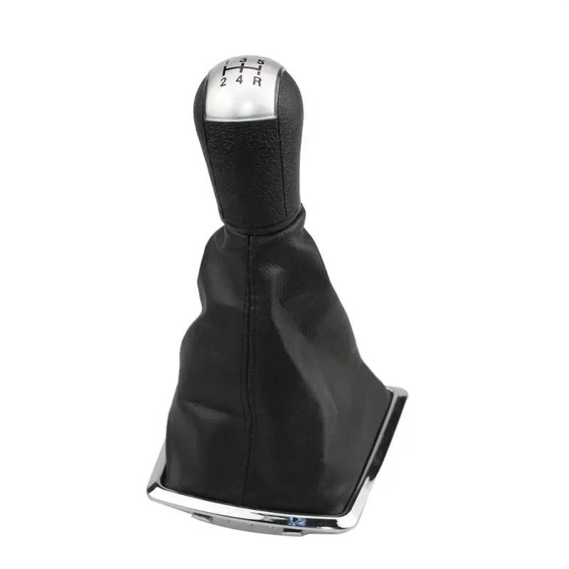 Kompatibel mit Ford Focus 2 for Mondeo MK2 2005–2008, Auto-Styling, Schaltknauf, Schalthebelmanschette, Kofferraumabdeckung(Silver) von RQEYUNP