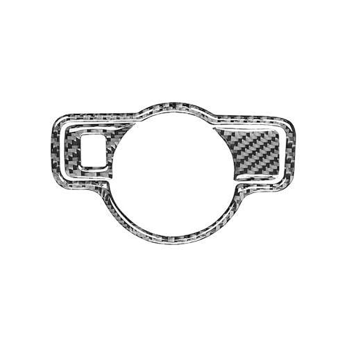 Kompatibel mit Mercedes Benz C-KLASSE W204 2007–2014, Carbonfaser-Aufkleber for Scheinwerferschalter, Tastenfeld, Innenverkleidung von RQEYUNP