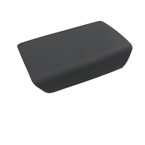 Kompatibel mit Tesla Model 3 Y 2023 Zubehör Armlehnenschutzbox-Abdeckung Weißes weiches TPE-Mittelkonsolen-Panel-Pad(Black) von RQEYUNP
