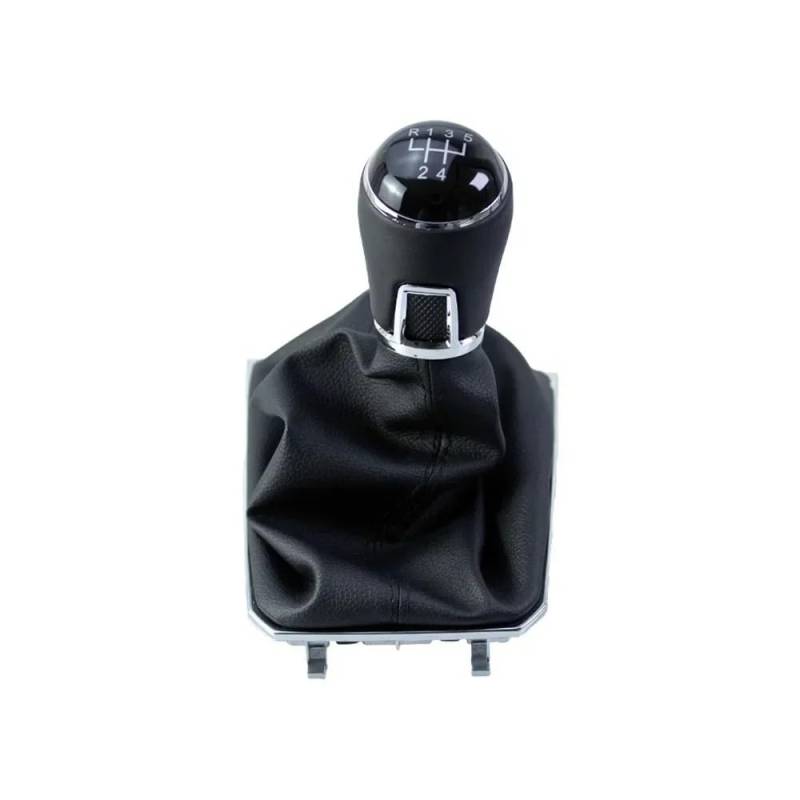 Kompatibel mit VW Passat B8 LHD Manual 5/6-Gang-Schaltknauf Schalthebelknopf mit Gamaschen-Kofferraumabdeckung(5 Speed) von RQEYUNP