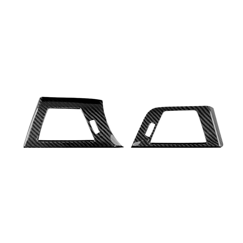 LHD RHD Carbon Fiber for BMW 3 4 Serie F30 F31 F32 F33 F34 F36 2013-2018 Auto Seite Klimaanlage Vent Abdeckung Rahmen Trim(Left Hand Drive) von RQEYUNP