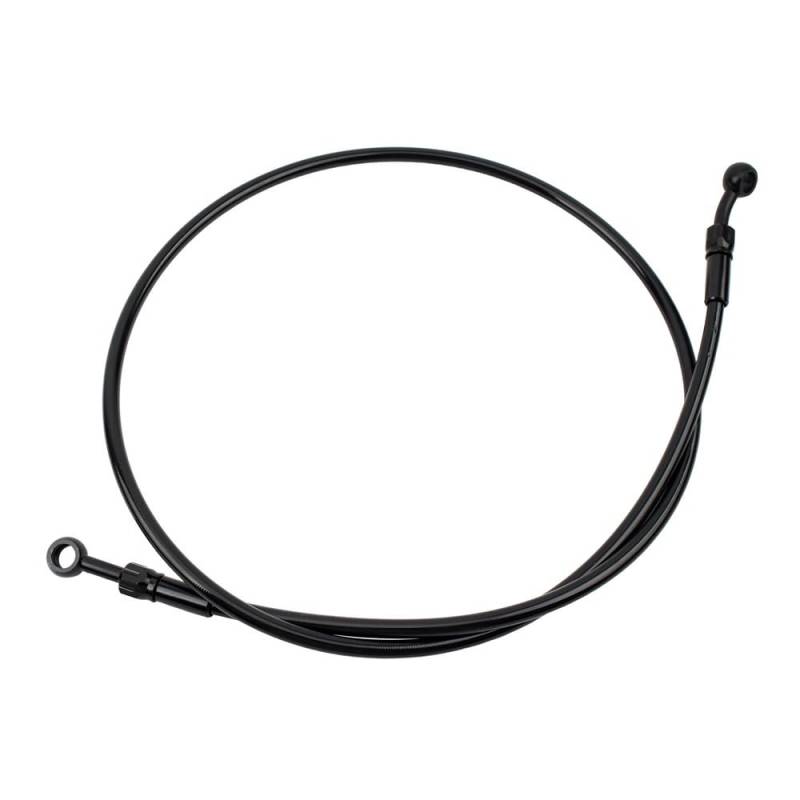 Motorrad-Bremsschlauch, Ölrohr, 120 cm, M10, kompatibel mit Kawasaki, Edelstahl-Geflechtbremse, ATV, Dirtbike, Straßenrennen(Black) von RQEYUNP