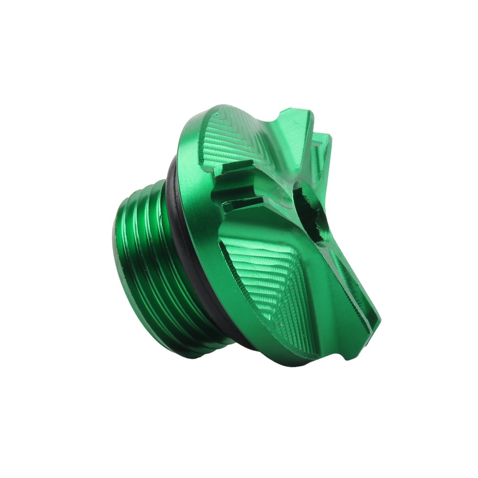 Motorrad CNC Motoröl-Einfülldeckel Steckerabdeckung Cap Kompatibel mit Yamaha MT01 MT07 R3 R6 Kompatibel mit Honda CB650R(Green) von RQEYUNP