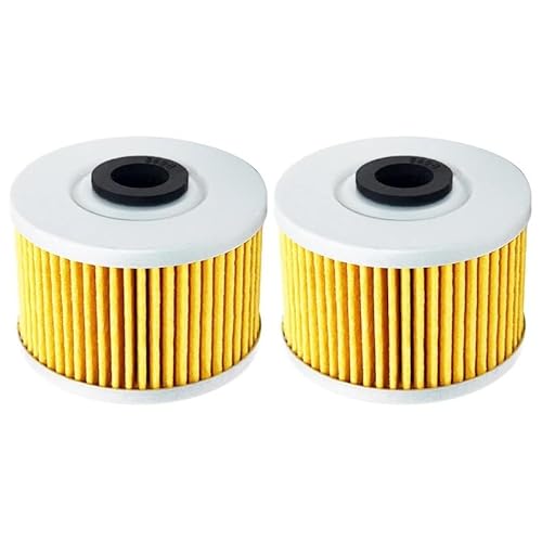 Motorrad-Ölfilter, kompatibel mit Honda Xl250R XL350R XL600R XL600L XR250R XR250L XR350R XR400R XR440 XR500R XR600R(Yellow,2) von RQEYUNP