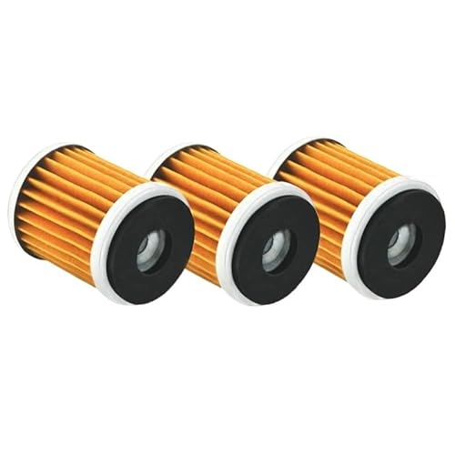 Motorrad-Ölfilter-Ersatz, kompatibel mit Yamaha YZ450F YFZ450 YZ250F YFZ450R YFZ450W YFZ450X WR250F(3pcs) von RQEYUNP