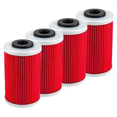 Motorrad Ölfilter for Duke EXC SMR SX XCW XC RC 125 200 390 250 400 450 520 525 LC4 SMC 620 625 640 650 660 Enduro 690 R(4pcs) von RQEYUNP