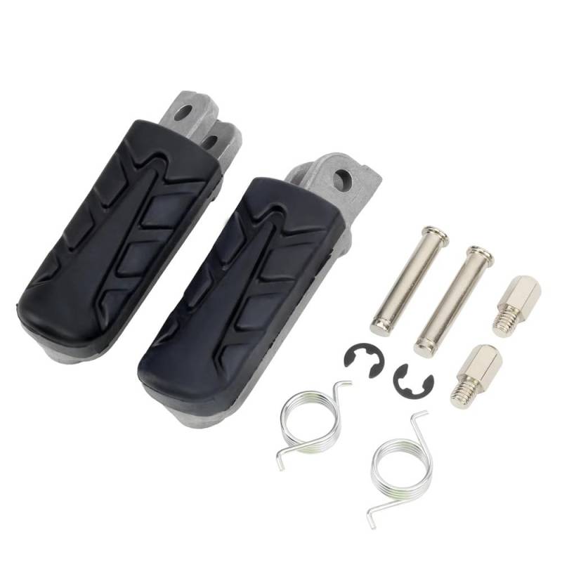 Motorrad-Vorderfußpedal-Fußstützen Pegs Fußrasten Kompatibel mit Honda CB500X CB500F CBR500R NC700 NC750 2012-2017 von RQEYUNP