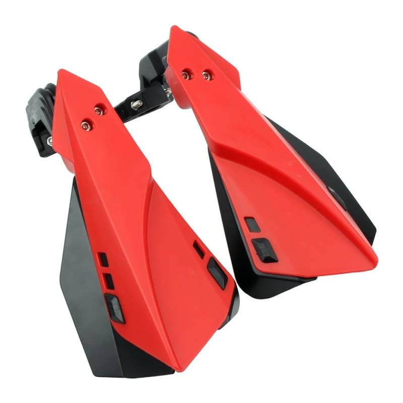 Motorradschutz Lenker Handschützer Racing Pit Bike Street Bike Motocross 125 250 300 Universalzubehör(Red) von RQEYUNP