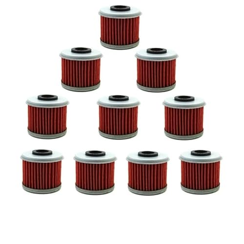 Ölfilter kompatibel mit Honda TRX450R TRX450ER CRF450X CRF450R CRF250X CRF250R CRF150R CRF150F CRF 150F 150R 150RB(10pcs) von RQEYUNP