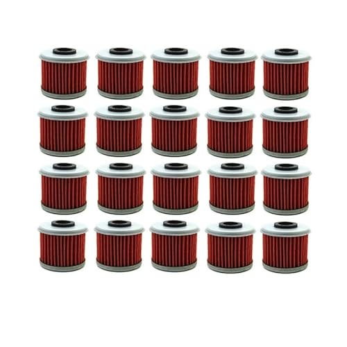 Ölfilter kompatibel mit Honda TRX450R TRX450ER CRF450X CRF450R CRF250X CRF250R CRF150R CRF150F CRF 150F 150R 150RB(20pcs) von RQEYUNP