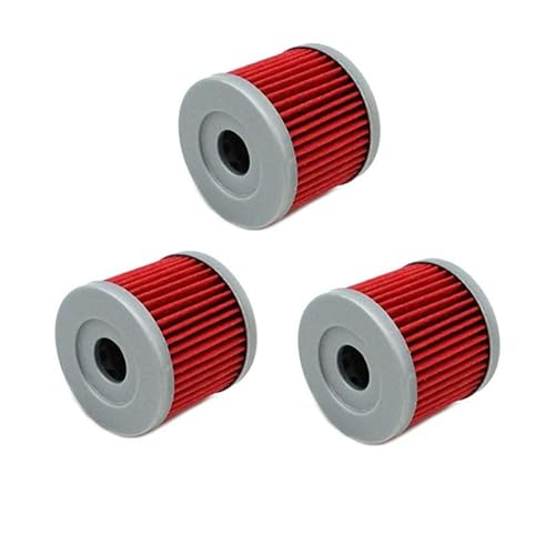 Ölfilter kompatibel mit Zongshen CBS250 ZS170MM-5 CBS300 ZS174MN-3 gekühltem 4-Ventil-Motor Dirt Bike ATV(3pcs) von RQEYUNP
