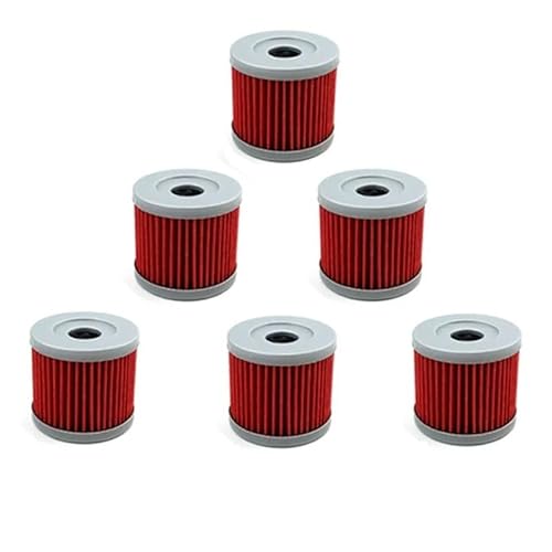 Ölfilter kompatibel mit Zongshen CBS250 ZS170MM-5 CBS300 ZS174MN-3 gekühltem 4-Ventil-Motor Dirt Bike ATV(6pcs) von RQEYUNP