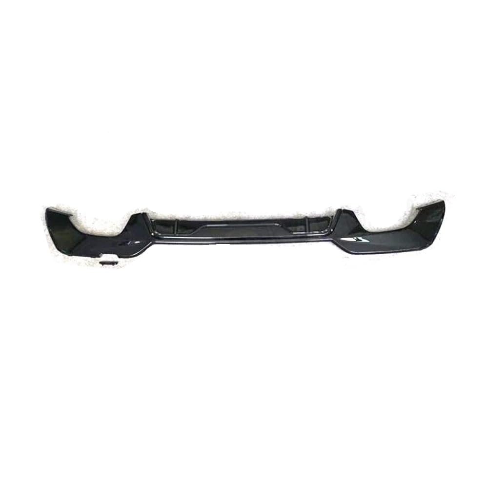 PP Heckspoilerlippe Diffusor Spoiler for BMW 3er G20 G28 M Sport 2019 2020 MP Style Quadratische Auspuffspitze Stoßstangenlippenschutz(Glossy Black) von RQEYUNP