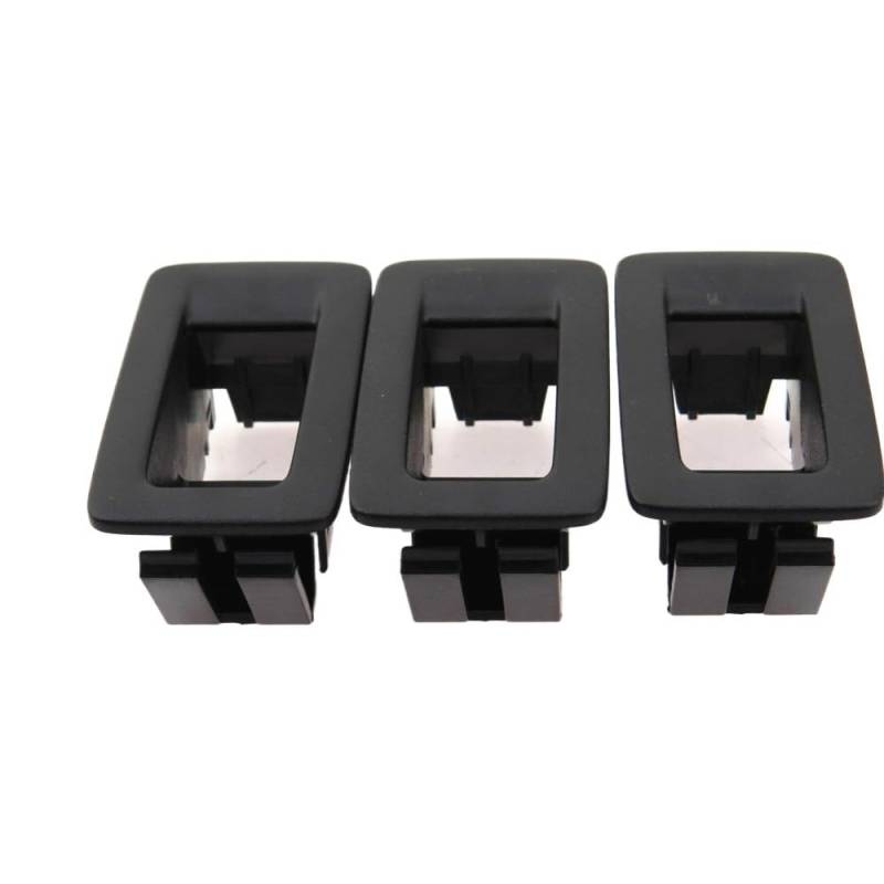 Schwarze Fensterheber-Schalterrahmenabdeckung, kompatibel mit Golf MK5 MK6, kompatibel mit Tiguan 1F0959527, 1F0 959 527 von RQEYUNP