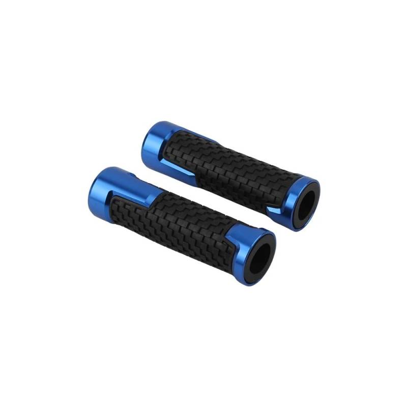 Universal 7/8 "22mm Motorrad Griff Grip Lenker Griffe Kompatibel mit Kawasaki Kompatibel mit Yamaha(Blue) von RQEYUNP