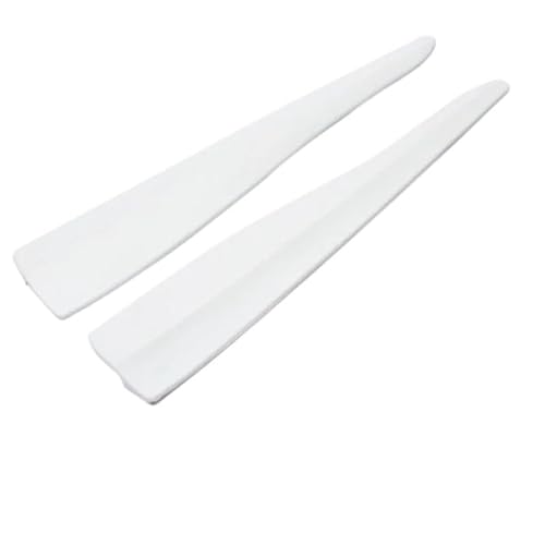 Universal Front Stoßstange Hinten Ecke Protector Schutz Auto Anti-kollision Schutz Dekoration Streifen Auto Zubehör(White,28x5cm) von RQEYUNP