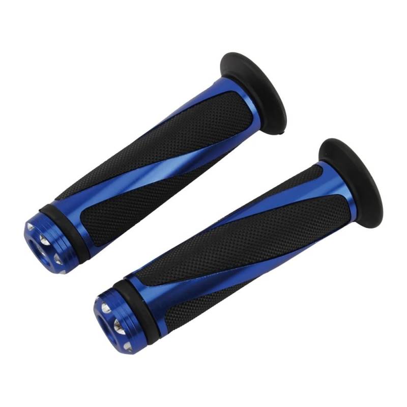 Universal-Motorrad-Lenkergriff, Lenkergriff, 7/8 Zoll, 22 mm, kompatibel mit Kawasaki, kompatibel mit Honda(Blue) von RQEYUNP
