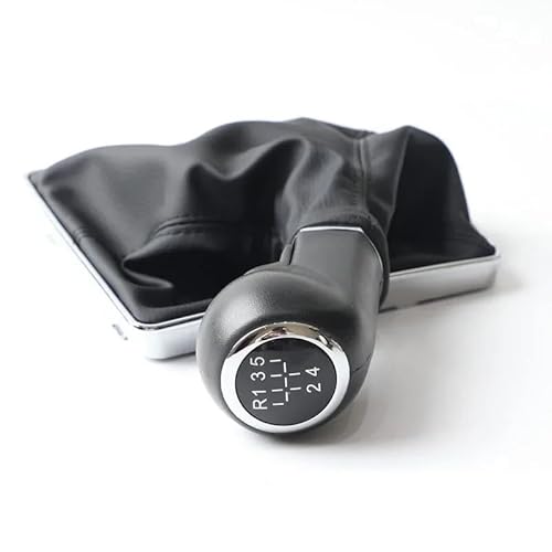 for AUXHALL for OPEL Astra III H 1.6 2004-2010 Schaltknauf Schalthebel Schaltknauf mit Ledermanschette Boot Cover(5 Speed) von RQEYUNP
