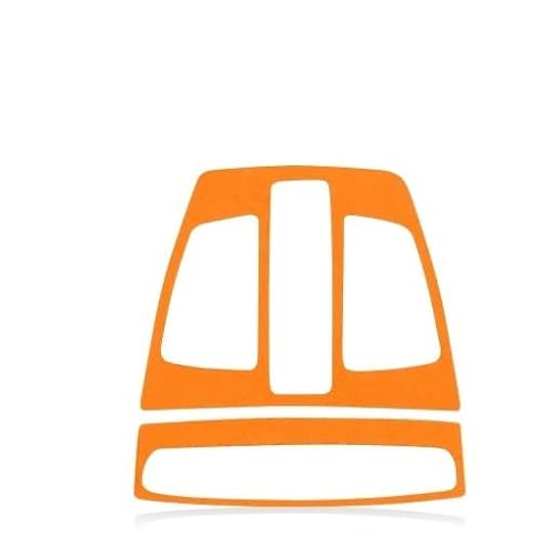 for BMW F20 F30 F34 3GT F15 F16 F48 1 3 4 Serie X1 X5 X6 Auto Lesen Licht Panel Trim Abdeckung Lampe Panel Innen Aufkleber(Orange 2969) von RQEYUNP