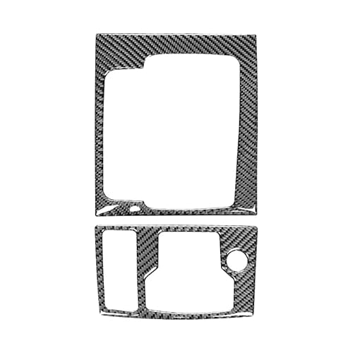 for Mazda 3 Axela 2014-2019 Center Control Gear Panel Decor Carbon Fiber Abdeckung Trim Streifen Innen Rahmen Auto Innen(Left-Hand Drive) von RQEYUNP
