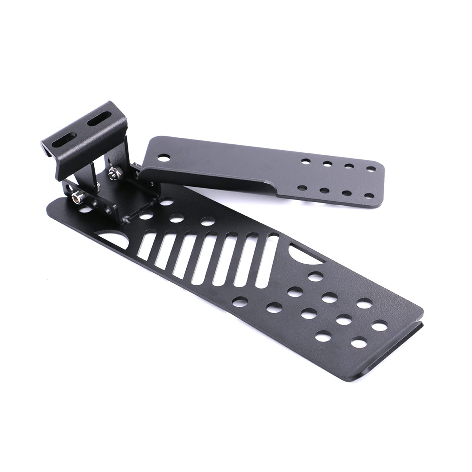 RQUDULXGX Metallauto Auto Dead Pedal Einstellbarer linker Seitenstützenstütze Kick Panel Fit for Jeep Fit for Wrangler Fit for J L Fit for Sahara Fit for Rubicon 2018-2021 Autopedale von RQUDULXGX