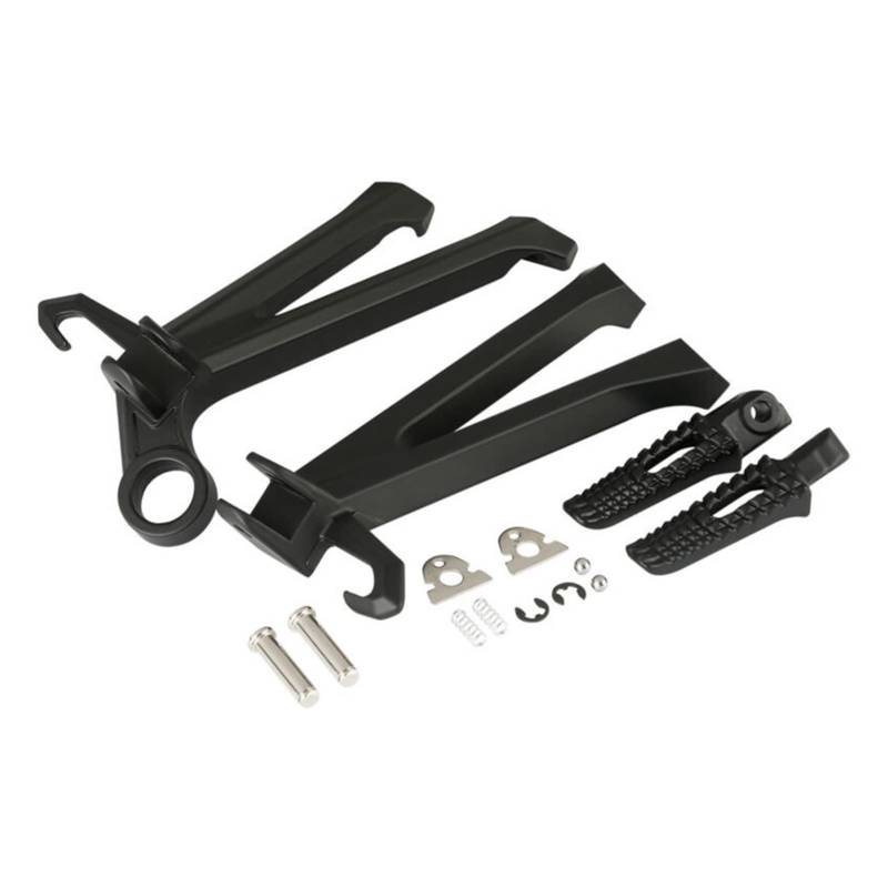 RQUDULXGX Motorrad Fußstütze Set Heckfuß-Pegs-Halterungsmontage Fit for Suzuki GSXR600 GSXR750 2011-2015 2016 2017 2018 GSXR 600 750 Autopedale von RQUDULXGX
