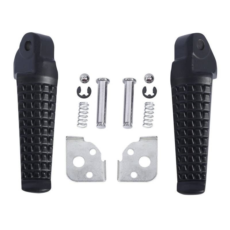 RQUDULXGX Motorrad hintere Fußstütze Fußstifte passen for Suzuki GSXR 750 1996-1999 GSX-R 600 1997-2000 GSF600 (n) Passt for Bandit 1997-1999 DR-Z400s Autopedale(Matte Black) von RQUDULXGX