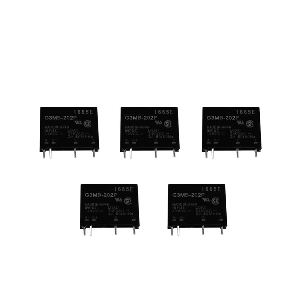 5pcs G3MB-202P 5V Solid State Relay G3MB 202P DC-AC PCB SSR In 5V DC Out 240V AC 2A Snubber Circuit Resistor Relays Switch RRBXXUYN 5pcs G3MB-202P 5V Solid State Relay G3MB 202P DC-AC PCB SSR In 5V DC Out 240V AC 2A Snubber Circuit Resistor Relays Switch RRBXXUYN von RRBXXUYN