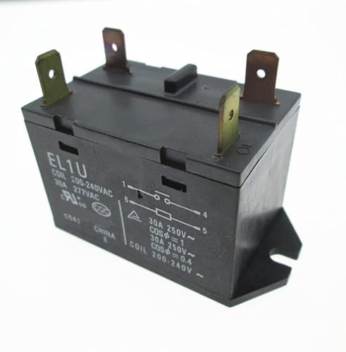 Air conditioning compressor contactor 200V 240V relay EL1U 30A 250VAC 277VAC 200VAC-240VAC RRBXXUYN Air conditioning compressor contactor 200V 240V relay EL1U 30A 250VAC 277VAC 200VAC-240VAC RRBXXUYN von RRBXXUYN