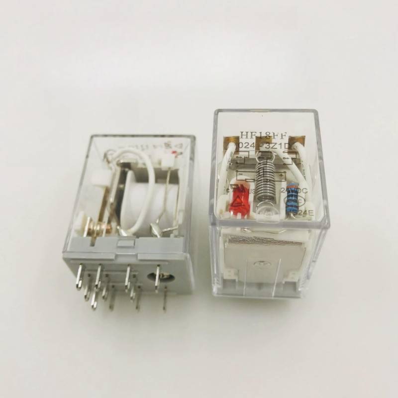 Relay HF18FF-024-3Z1D 11 pin 3 group conversion 7A250VAC socket type with light RRBXXUYN von RRBXXUYN