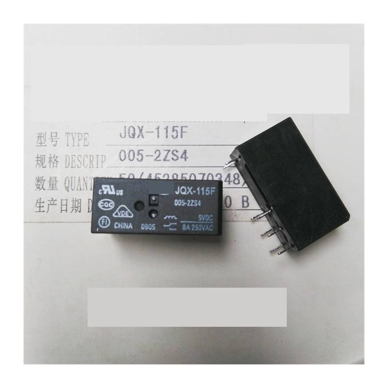 Relay jqx-115f-005-2zs4 5V 8-pin 2-group conversion 8A hf115f-005-2zs4 RRBXXUYN von RRBXXUYN