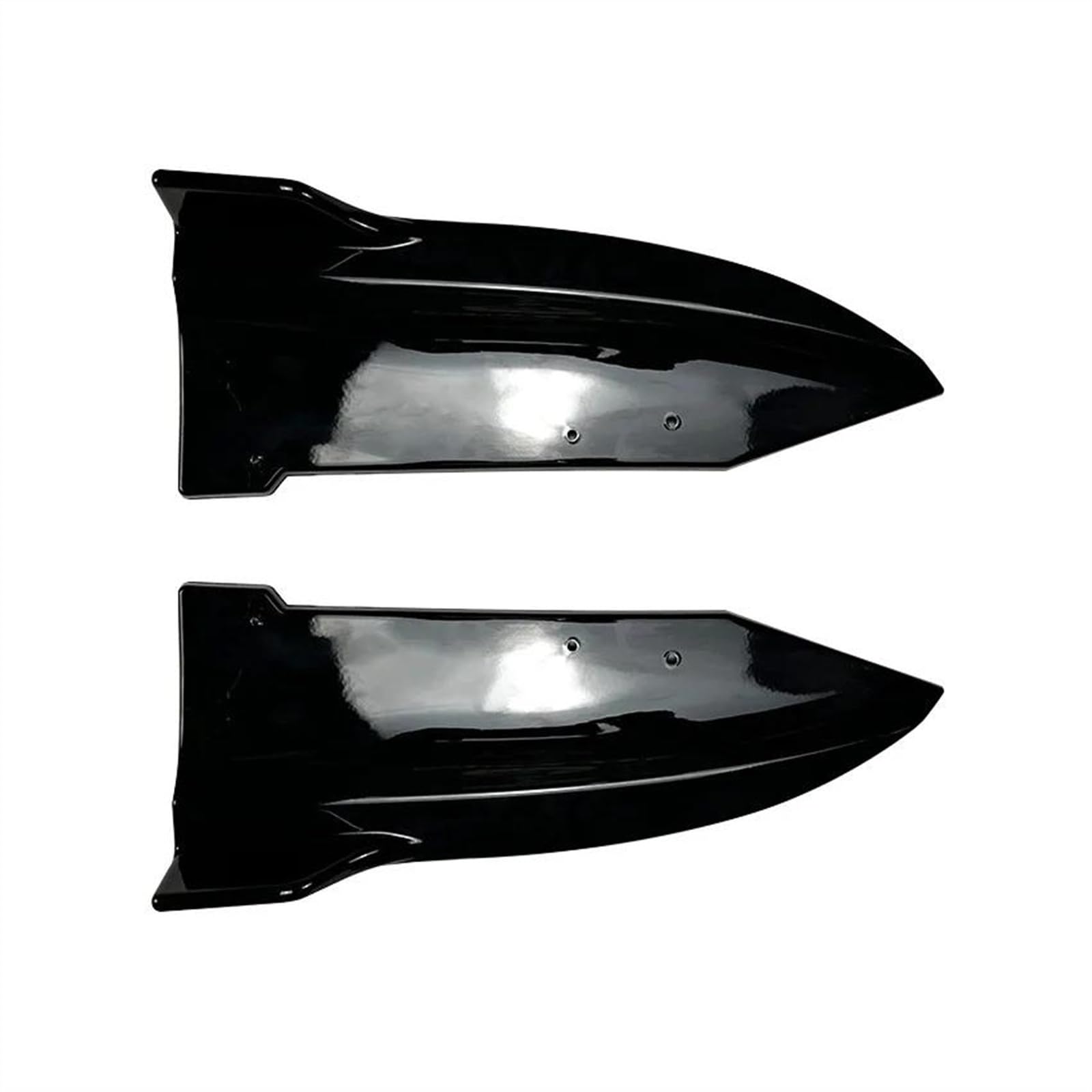 Auto Hinten Stoßstange Splitter Schürzen Stamm Lip Spoiler Canard Flügel Diffusor Wrap Winkel Schutz Für X6 G06 Sport 2020 2021 2022 Spoiler Heckspoiler Flügel Lippe(Black Brightness) von RRKBDQEL