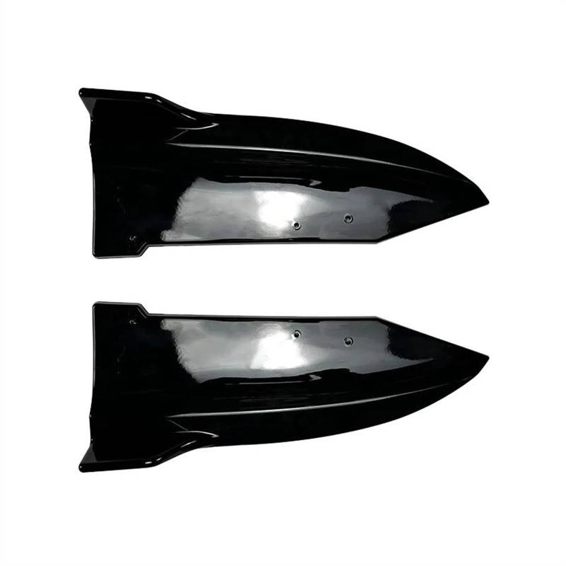 Auto Hinten Stoßstange Splitter Schürzen Stamm Lip Spoiler Canard Flügel Diffusor Wrap Winkel Schutz Für X6 G06 Sport 2020 2021 2022 Spoiler Heckspoiler Flügel Lippe(Black Brightness) von RRKBDQEL