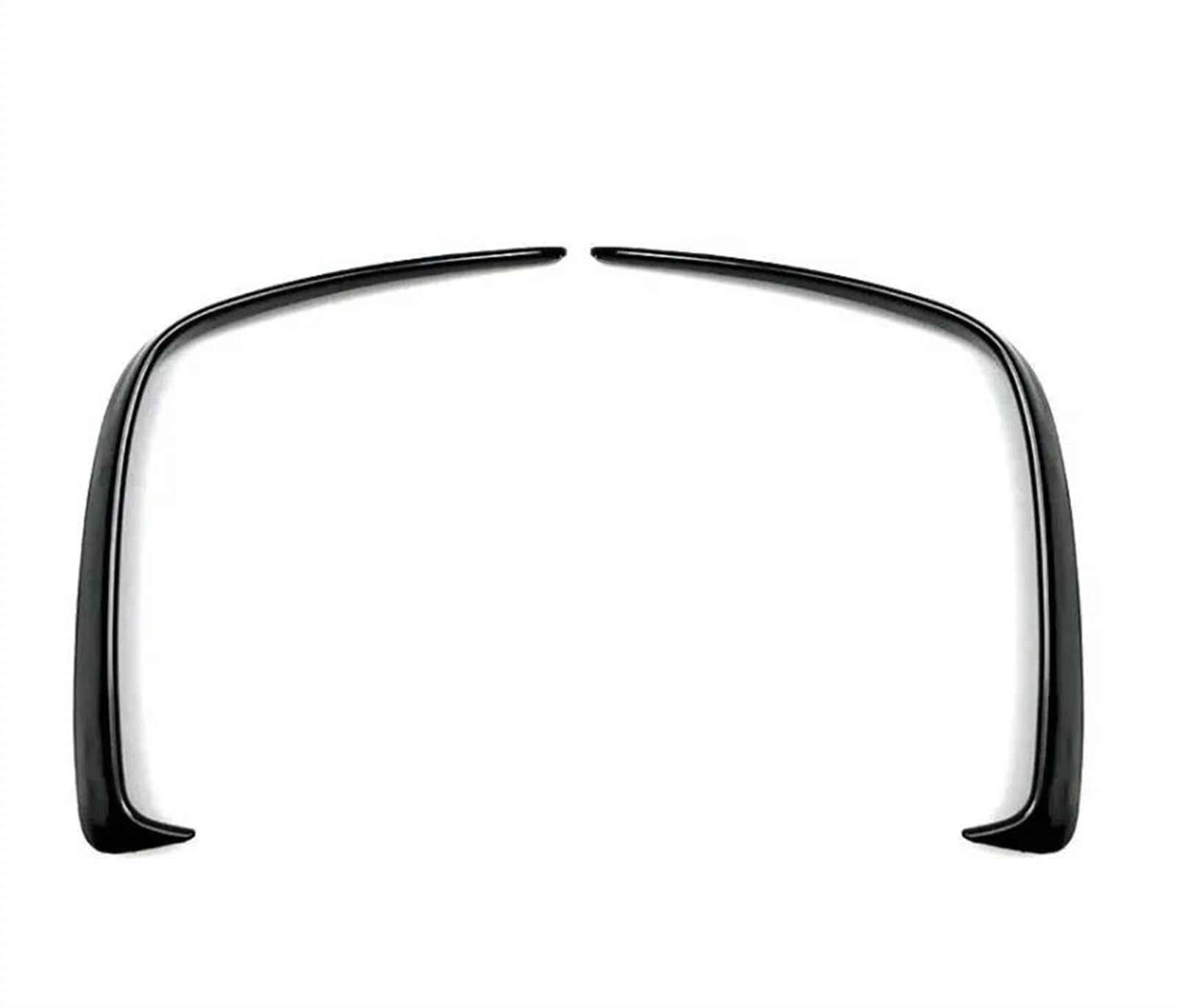 Auto Styling Hinten Lip Spoiler Canards Vents 2Pcs Für Benz W176 A200 A250 A45 Für AMG Fließheck Sport 2014 2015 2016 2017 2018 Spoiler Heckspoiler Flügel Lippe(Black Brightness) von RRKBDQEL