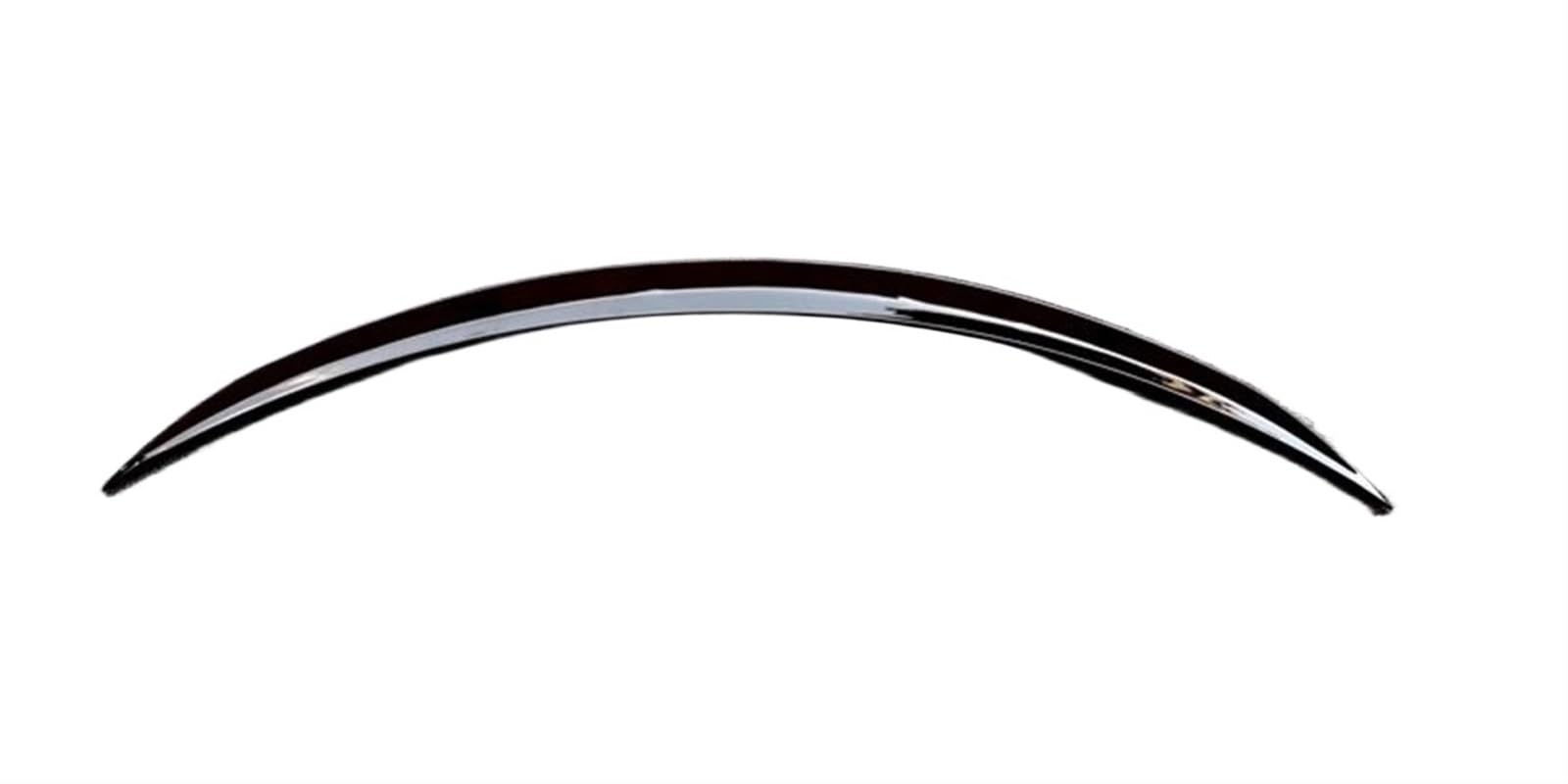 Auto-hinterer Kofferraum-Dachspoilerflügel, Glänzend Schwarz, Für Benz C-Klasse W205 E43 C63 Coupe C200 C300 2-Türer Spoiler Heckspoiler Flügel Lippe(Klar) von RRKBDQEL