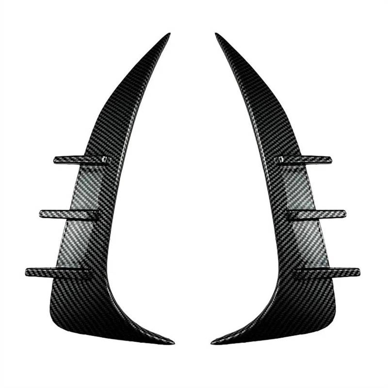 Für 2er F44 Gran Coupe Sport 2020 2021 2022 2023 Heckstoßstange Spoiler Air Vent Cover Side Canard Spoiler Heckspoiler Flügel Lippe(Carbon Look) von RRKBDQEL
