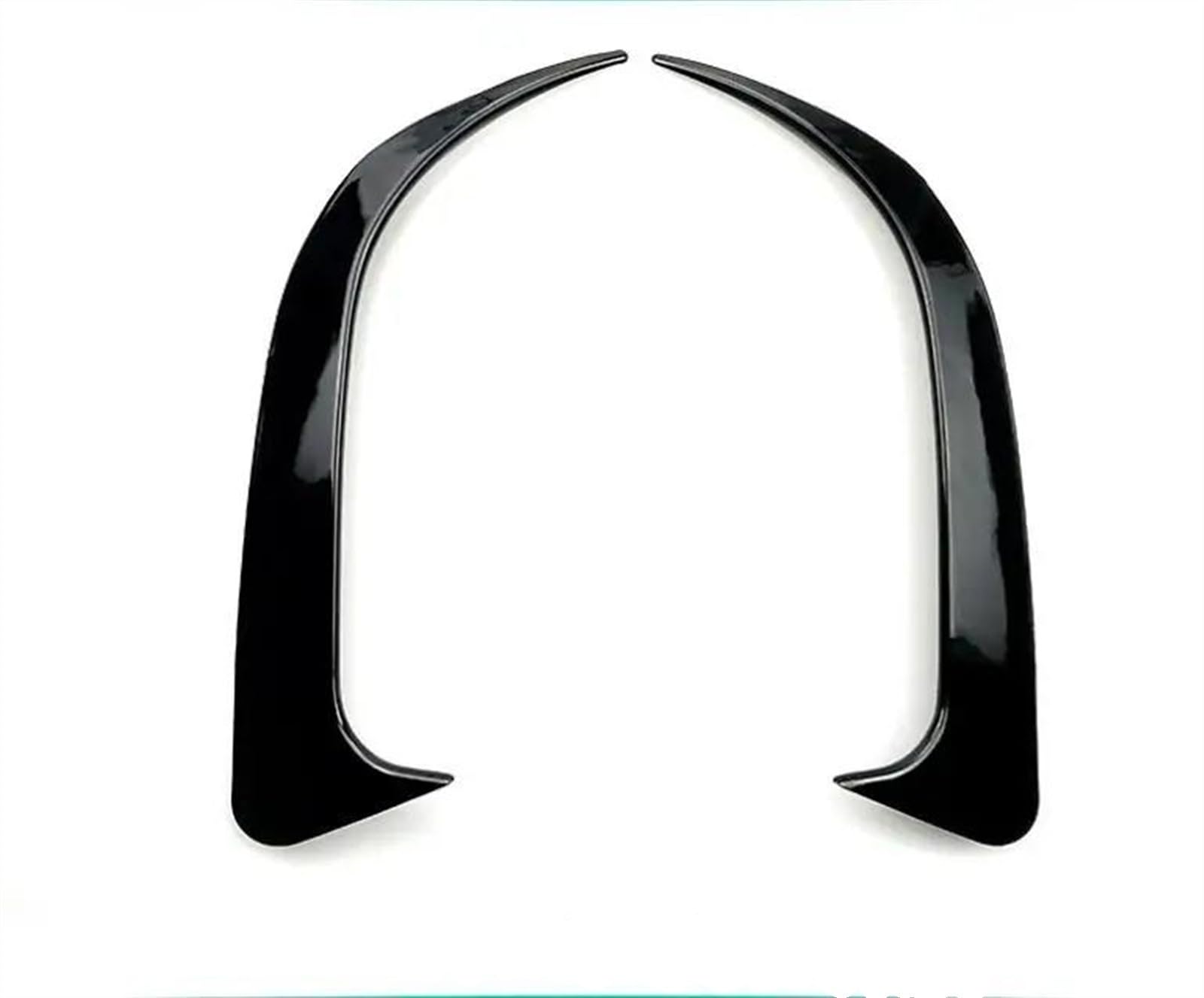 Für Benz Für CLA CLA200 220 250 260 2016 2017 2018 2019 Auto Hinten Stoßstange Splitter Spoiler Canard Air Surround Trim Spoiler Heckspoiler Flügel Lippe(Black Brightness) von RRKBDQEL