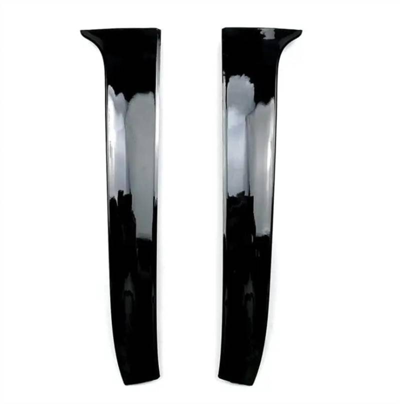 Für VW Für Golf 7 R 2014 2015 2016 2017 Paar Heckscheibe Seitenspoiler Canard Canards Splitter Glänzend Spoiler Heckspoiler Flügel Lippe(Kohlefaser) von RRKBDQEL
