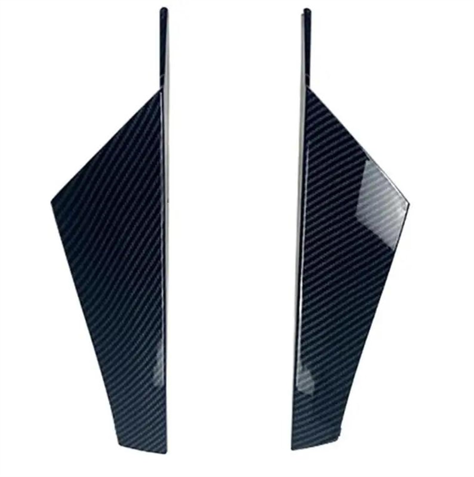 Für VW Für Golf 8 MK8 2020 Heckscheibe Seitenspoiler Aufkleber Zierabdeckung Spoiler Heckspoiler Flügel Lippe(Kohlefaser) von RRKBDQEL